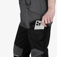 Pantaloni de Lucru Oak Safety Jogger Gri Închis/Negru – Talie Elastică, Inel-D - poza 6