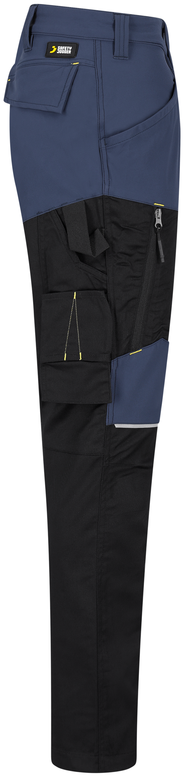 Pantaloni de Lucru Oak Safety Jogger Bleumarin/Negru – Talie Elastică, Inel-D - poza 10