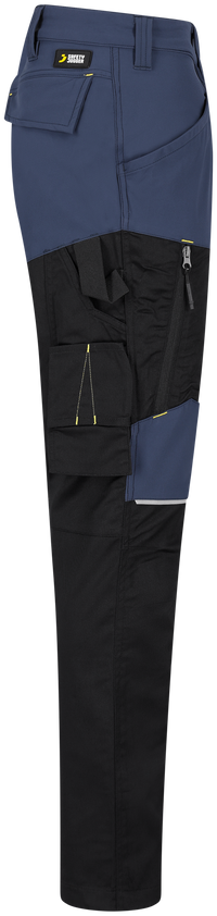 Pantaloni de Lucru Oak Safety Jogger Bleumarin/Negru – Talie Elastică, Inel-D - poza 10
