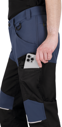Pantaloni de Lucru Oak Safety Jogger Bleumarin/Negru – Talie Elastică, Inel-D - poza 13