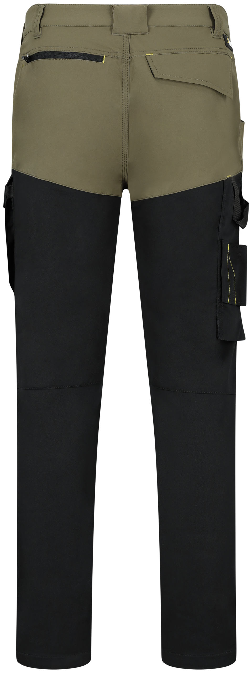Pantaloni de Lucru Oak Safety Jogger Kaki/Negri – Elastic în 4 Direcții, Inel-D - poza 9