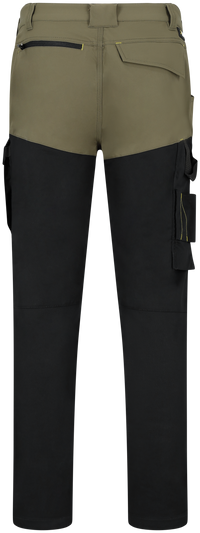 Pantaloni de Lucru Oak Safety Jogger Kaki/Negri – Elastic în 4 Direcții, Inel-D - poza 9