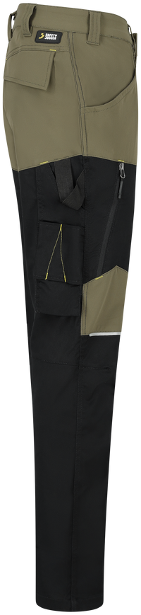 Pantaloni de Lucru Oak Safety Jogger Kaki/Negri – Elastic în 4 Direcții, Inel-D - poza 10
