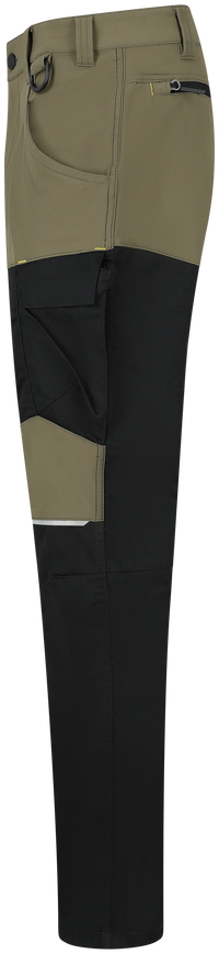 Pantaloni de Lucru Oak Safety Jogger Kaki/Negri – Elastic în 4 Direcții, Inel-D - poza 11