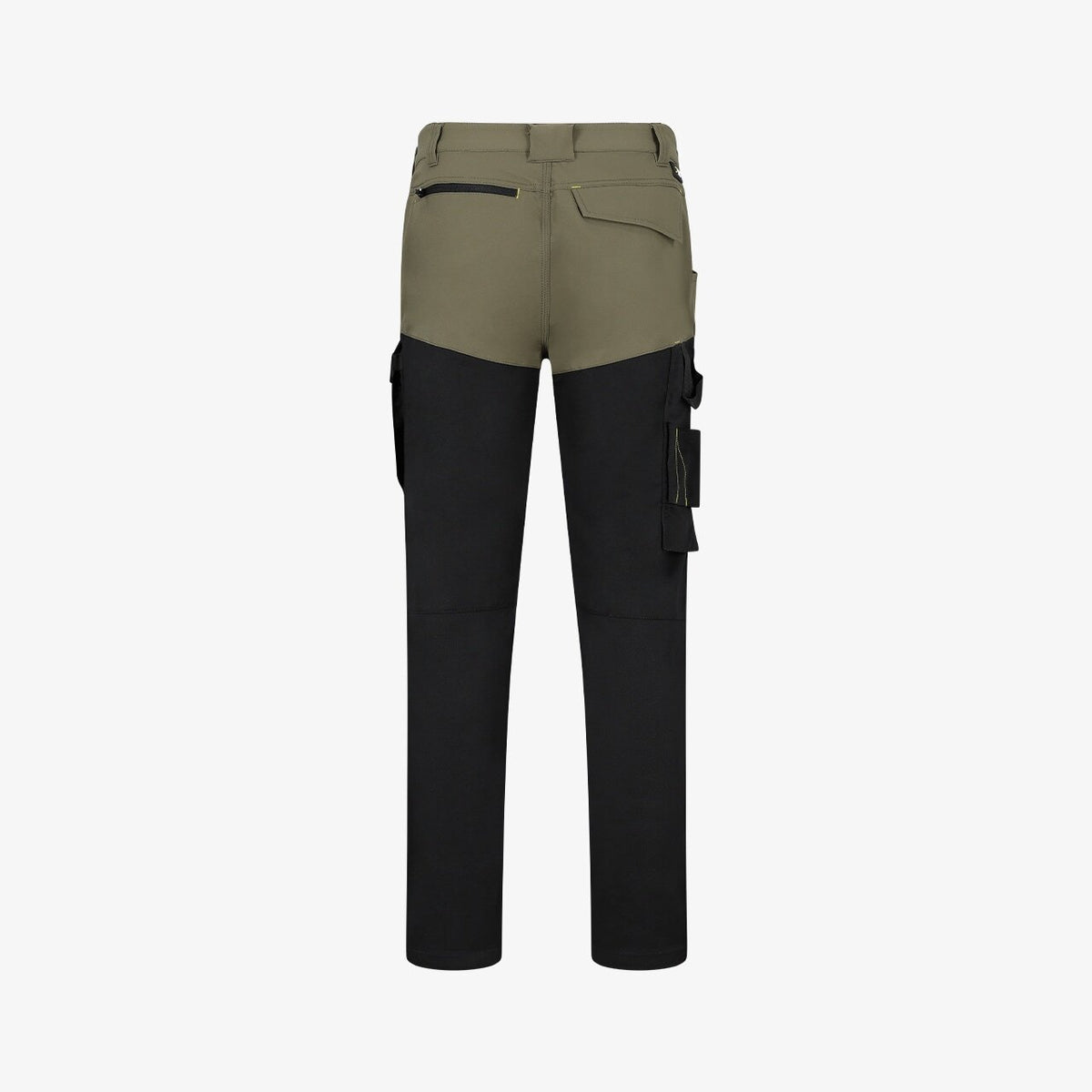 Pantaloni de Lucru Oak Safety Jogger Kaki/Negri – Elastic în 4 Direcții, Inel-D - poza 2