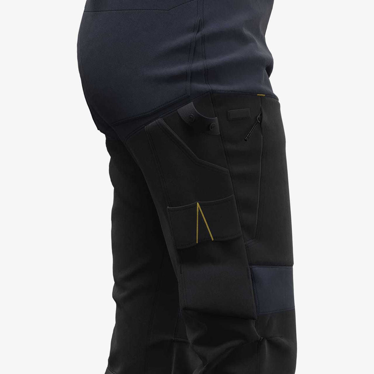Pantaloni de Lucru Oak Safety Jogger Bleumarin/Negru – Stretch, 6 Buzunare - poza 5