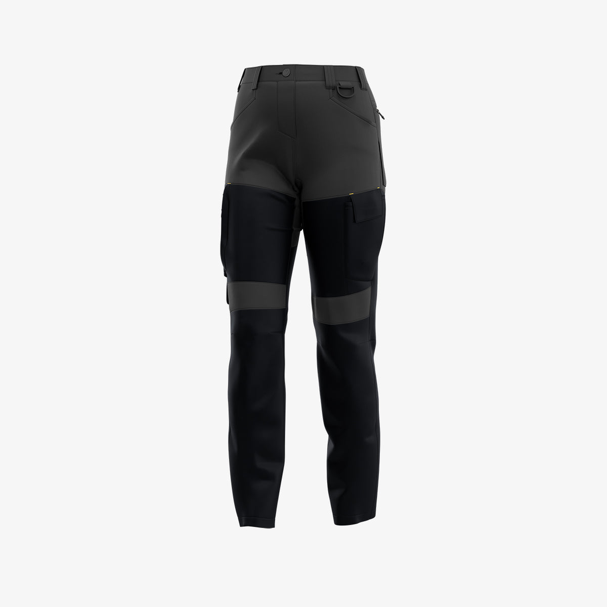 Pantaloni de Lucru Oak Safety Jogger Gri/Bleumarin – Elastic 4 Direcții, Inel-D - poza 1
