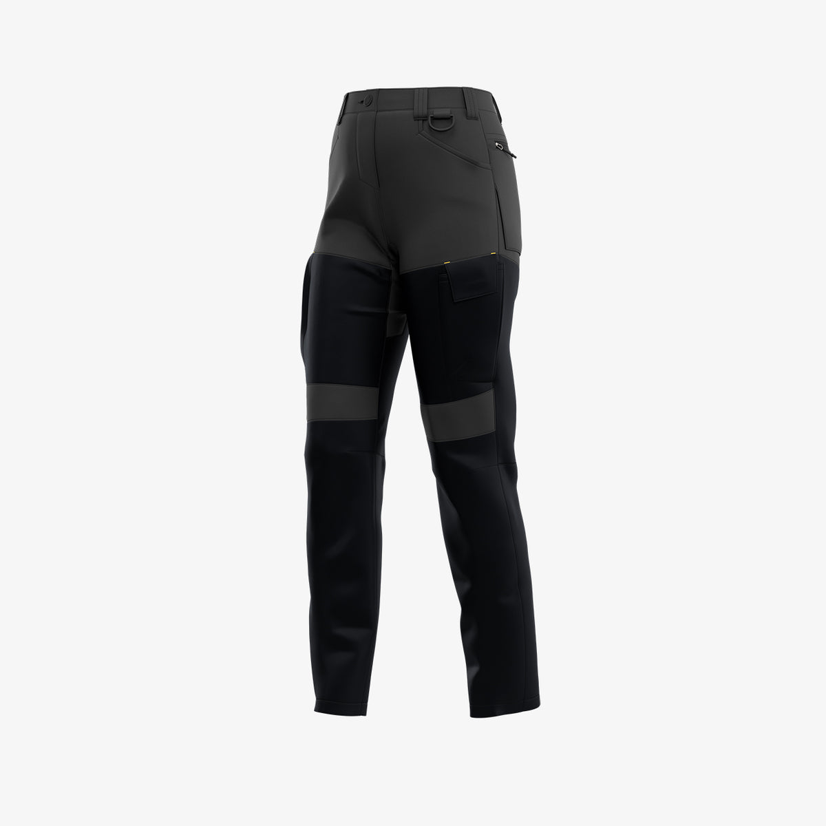 Pantaloni de Lucru Oak Safety Jogger Gri/Bleumarin – Elastic 4 Direcții, Inel-D - poza 3