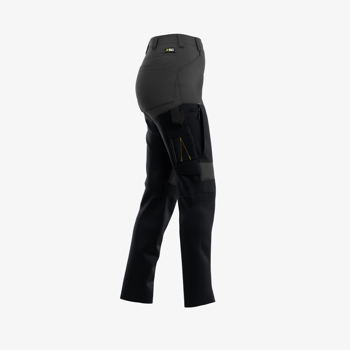 Pantaloni de Lucru Oak Safety Jogger Gri/Bleumarin – Elastic 4 Direcții, Inel-D - poza 6