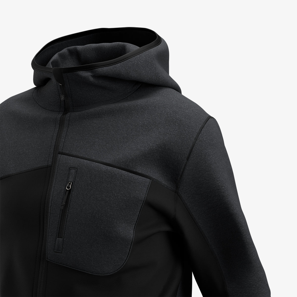 Hanorac cu Glugă Oak Hoodie Safety Jogger – Clapetă de Furtună, 3 Buzunare - poza 2
