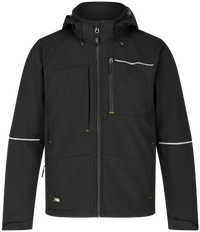 Jachetă Softshell Oak Safety Jogger Neagră – Ripstop, Glugă Detașabilă - poza 8