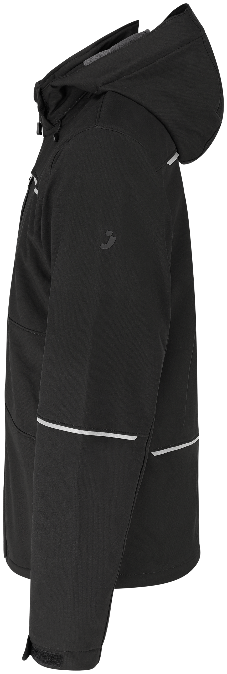 Jachetă Softshell Oak Safety Jogger Neagră – Ripstop, Glugă Detașabilă - poza 12