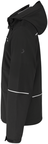 Jachetă Softshell Oak Safety Jogger Neagră – Ripstop, Glugă Detașabilă - poza 12