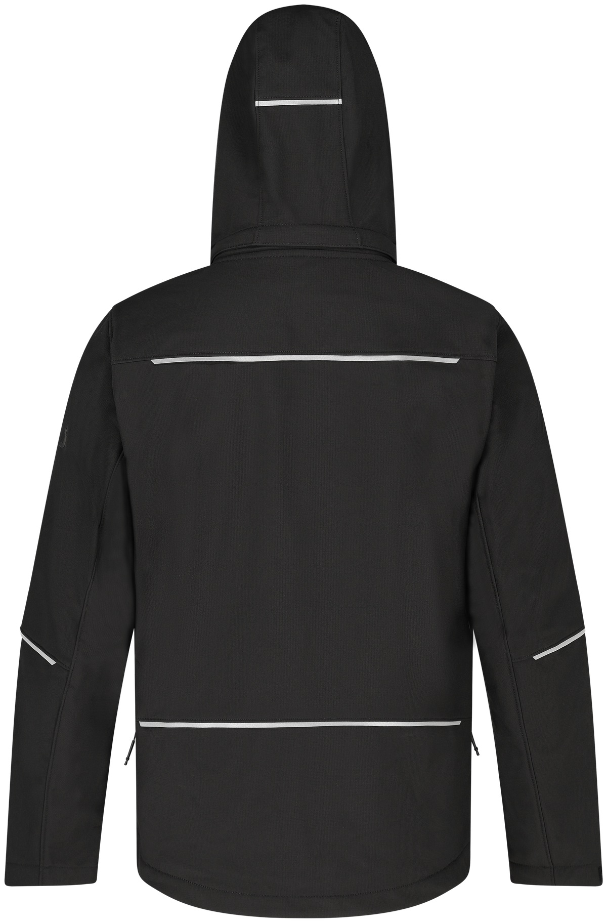 Jachetă Softshell Oak Safety Jogger Neagră – Ripstop, Glugă Detașabilă - poza 13