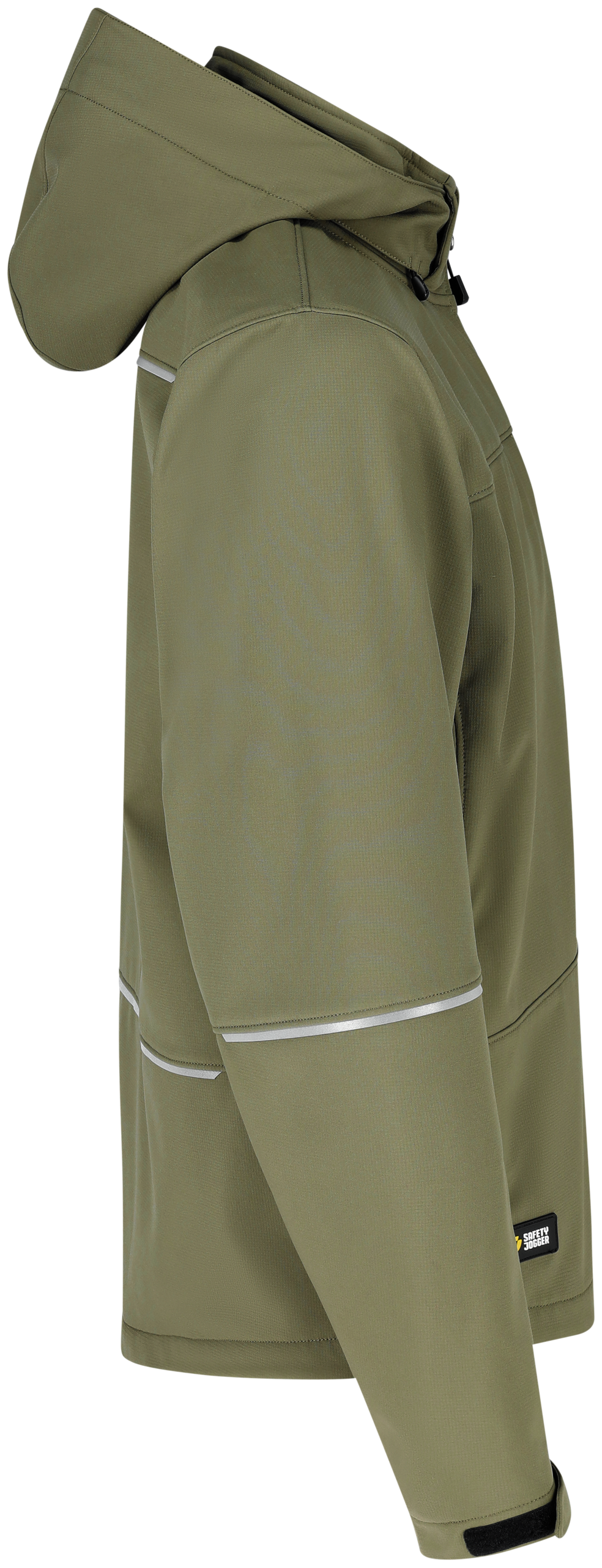 Jachetă Softshell Oak Safety Jogger Kaki – Ripstop, Glugă Detașabilă - poza 10