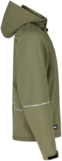 Jachetă Softshell Oak Safety Jogger Kaki – Ripstop, Glugă Detașabilă - poza 10