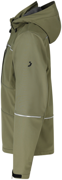 Jachetă Softshell Oak Safety Jogger Kaki – Ripstop, Glugă Detașabilă - poza 11