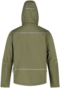 Jachetă Softshell Oak Safety Jogger Kaki – Ripstop, Glugă Detașabilă - poza 12