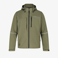 Jachetă Softshell Oak Safety Jogger Kaki – Ripstop, Glugă Detașabilă - poza 1