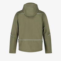 Jachetă Softshell Oak Safety Jogger Kaki – Ripstop, Glugă Detașabilă - poza 2