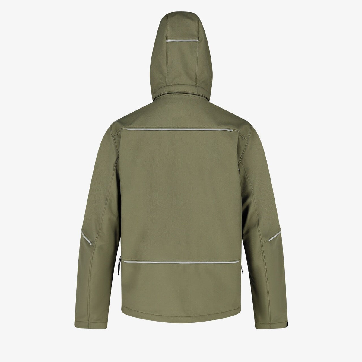 Jachetă Softshell Oak Safety Jogger Kaki – Ripstop, Glugă Detașabilă - poza 5