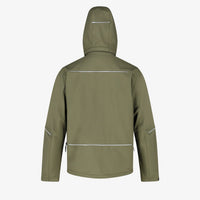 Jachetă Softshell Oak Safety Jogger Kaki – Ripstop, Glugă Detașabilă - poza 5