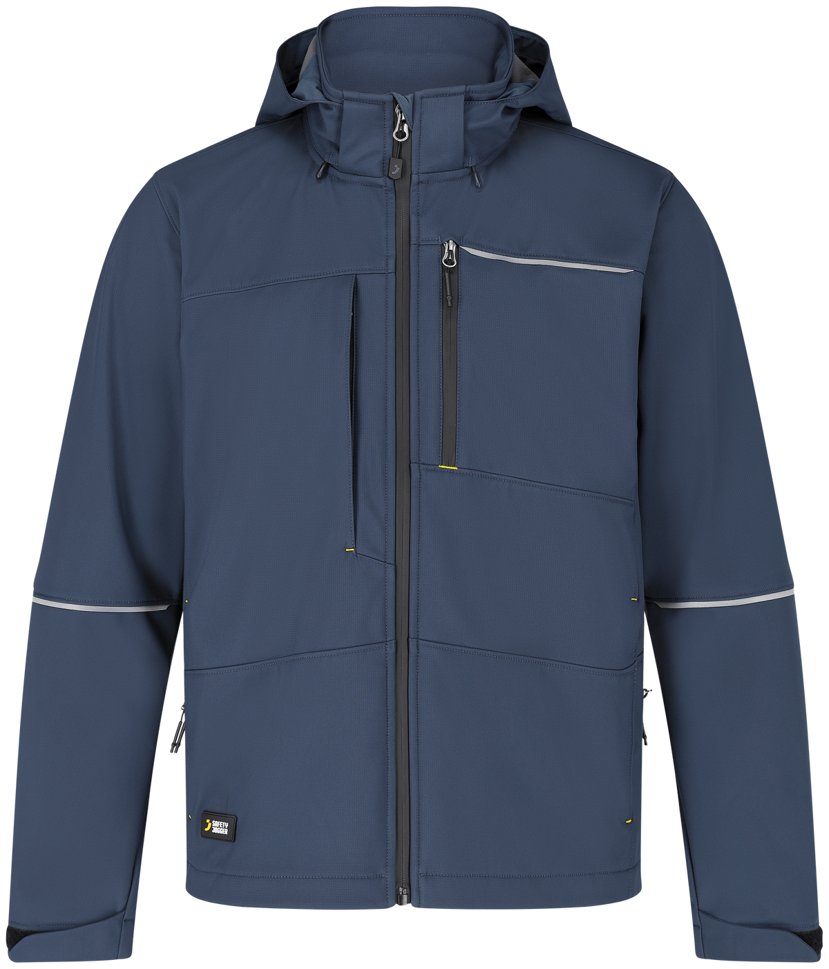 Jachetă Softshell Oak Safety Jogger Bleumarin – Hidrofobă, Glugă Detașabilă - poza 8