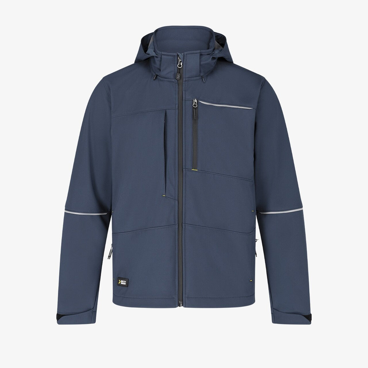 Jachetă Softshell Oak Safety Jogger Bleumarin – Hidrofobă, Glugă Detașabilă - poza 1