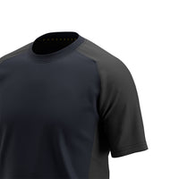 Tricou Oak Safety Jogger Bleumarin/Gri Închis – Zone de Plasă, Uscare Rapidă - poza 2