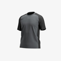 Tricou Oak Safety Jogger Gri/Gri Închis – Zone de Plasă, Uscare Rapidă - poza 1