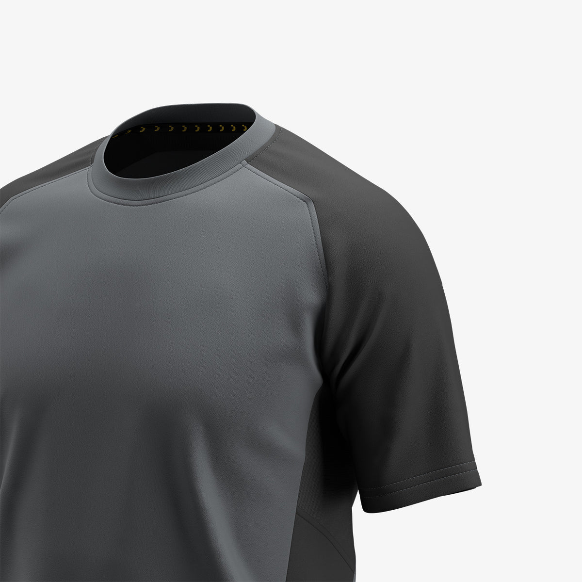 Tricou Oak Safety Jogger Gri/Gri Închis – Zone de Plasă, Uscare Rapidă - poza 2