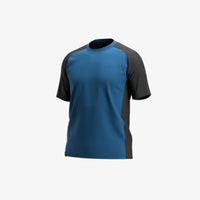Tricou Oak Safety Jogger Albastru/Gri Închis – Uscare Rapidă, Plasă Ventilată - poza 1