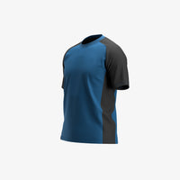 Tricou Oak Safety Jogger Albastru/Gri Închis – Uscare Rapidă, Plasă Ventilată - poza 3