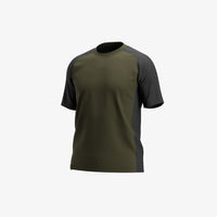 Tricou Oak Safety Jogger Kaki/Gri Închis – Plasă Ventilată, Uscare Rapidă - poza 1