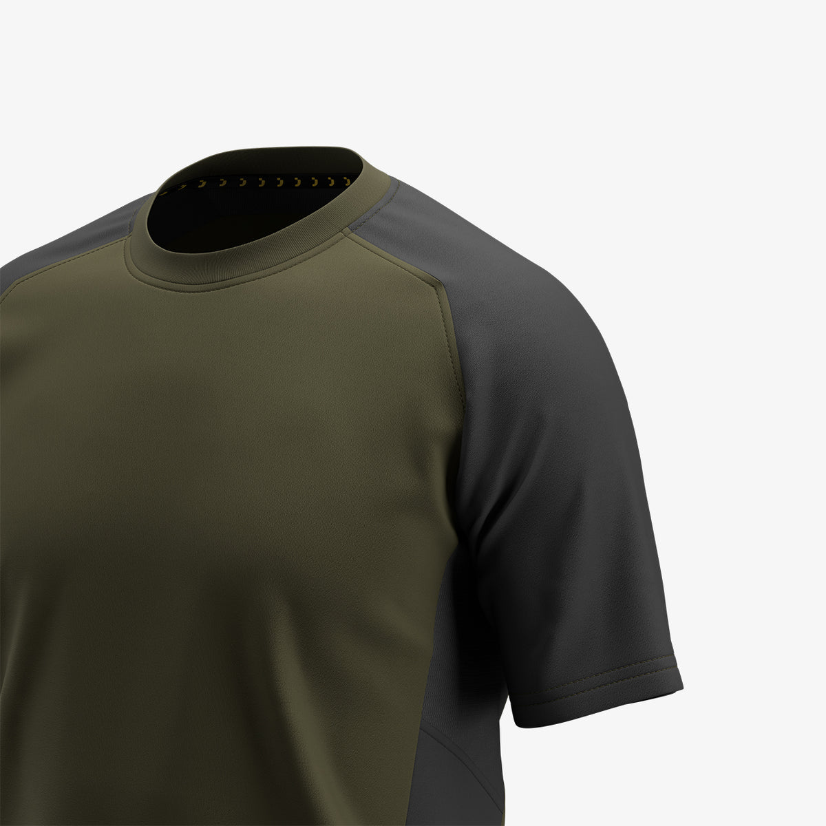 Tricou Oak Safety Jogger Kaki/Gri Închis – Plasă Ventilată, Uscare Rapidă - poza 2