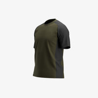 Tricou Oak Safety Jogger Kaki/Gri Închis – Plasă Ventilată, Uscare Rapidă - poza 3