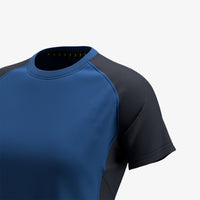 Tricou Oak Safety Jogger Albastru Deschis/Bleumarin – Uscare Rapidă, Respirabil - poza 2