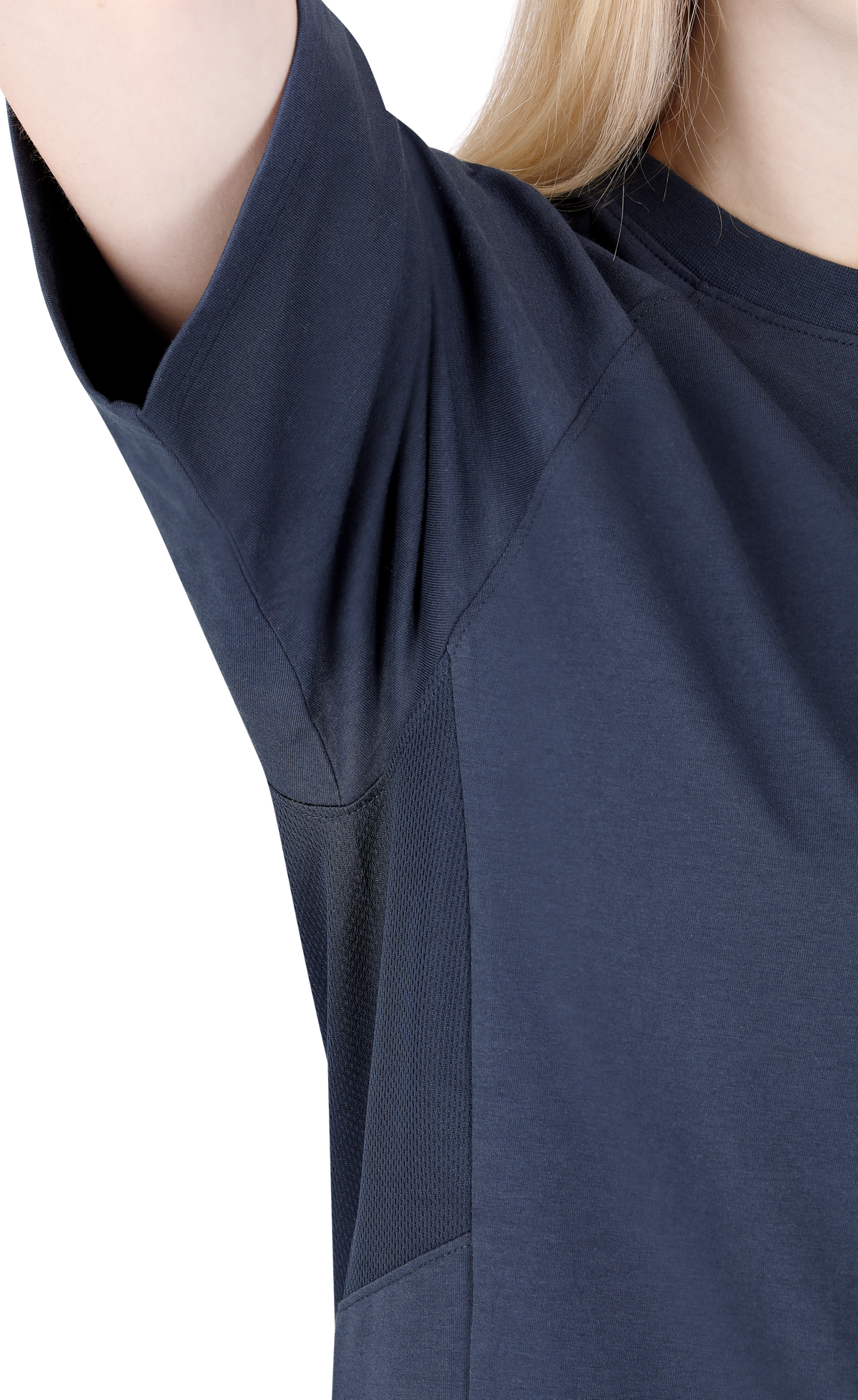 Tricou Oak W Safety Jogger Bleumarin – Țesătură Respirabilă, Plasă Sub Brațe - poza 9