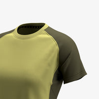 Tricou Oak W Safety Jogger Verde Deschis/Kaki – Respirabil, Uscare Rapidă - poza 2