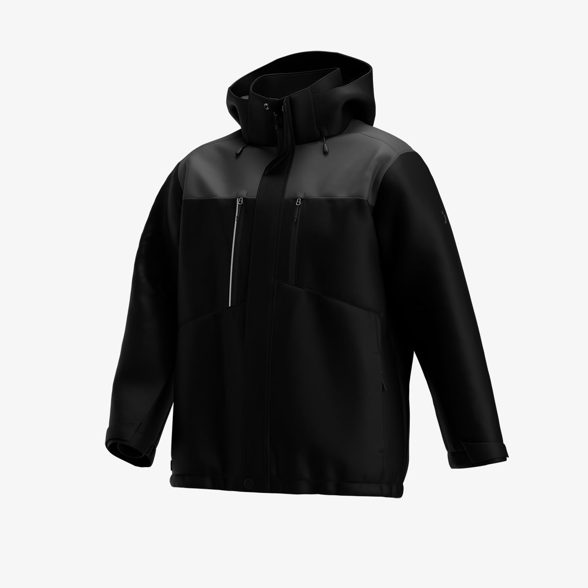 Jachetă de Iarnă Oak Safety Jogger Negru/Gri – Impermeabilă, Glugă Detașabilă - poza 1