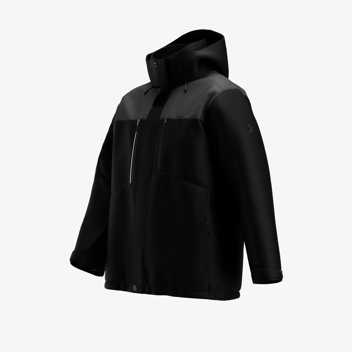 Jachetă de Iarnă Oak Safety Jogger Negru/Gri – Impermeabilă, Glugă Detașabilă - poza 3