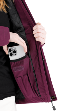 Jachetă de Iarnă Oak W Safety Jogger Mov – Impermeabilă, Glugă Detașabilă - poza 13