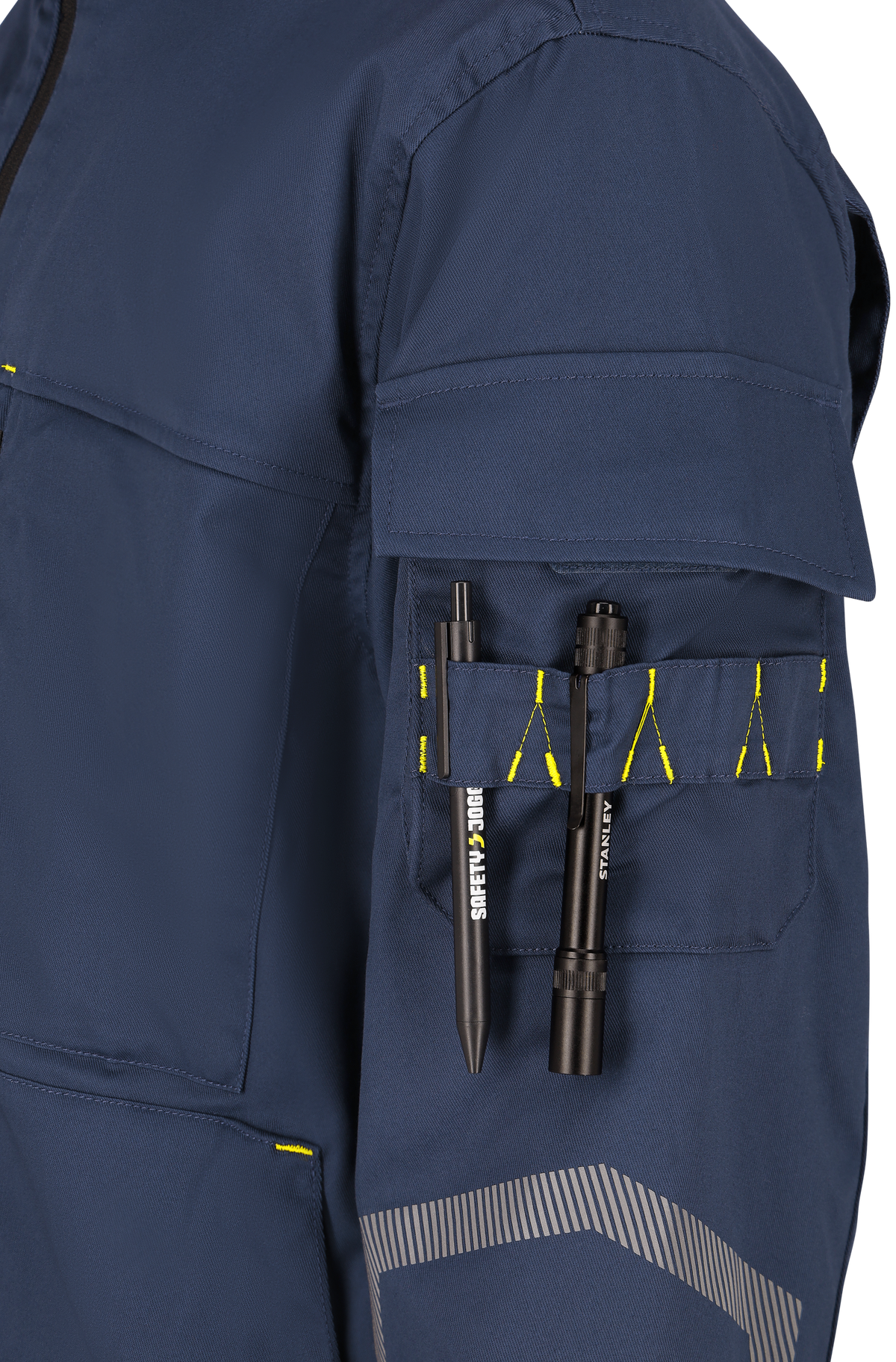 Jachetă de Lucru Oak Safety Jogger Bleumarin – Fermoar, Detalii Reflectorizante - poza 10