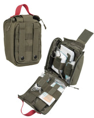 OD IFAK Pouch 25-Piese – Kit Individual de Prim Ajutor cu Prindere Laser Cut, Fabricat în Germania