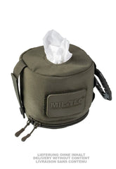 OD MOLLE Tissue Case – Husă Tactică Rezistentă pentru Șervețele sau Hârtie Igienică, cu Prindere Molle și Carabinieră Inclusă