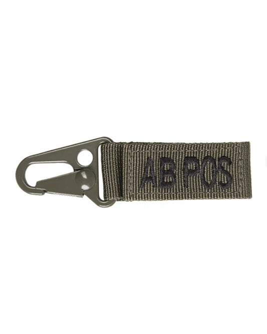OD Tactical Keyholder – Grupa Sanguină AB Pozitiv (Set 5 bucăți)