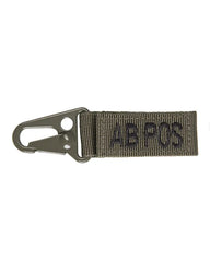 OD Tactical Keyholder – Grupa Sanguină AB Pozitiv (Set 5 bucăți)