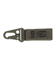 OD Tactical Keyholder – Grupa Sanguină B Negativ (Set 5 bucăți)