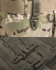 OD Tactical Keyholder – Grupa Sanguină B Pozitiv (Set 5 bucăți)