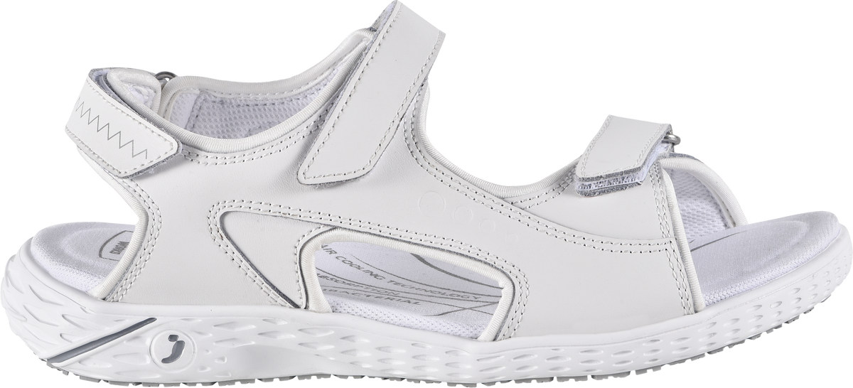 Sandale de Protecție Odile Safety Jogger Alb – Piele, Talpă Antiderapantă - poza 5